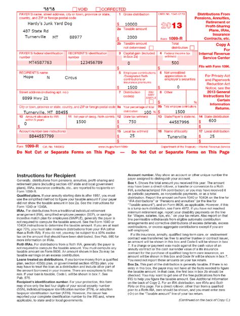 1099 r instructions for recipient